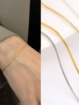 Stainless Steel Snake Chain Bracelet